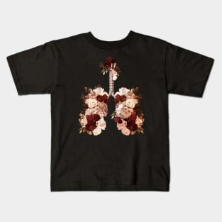 Lung Anatomy / Cancer Awareness 7 Kids T-Shirt